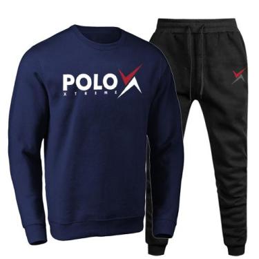 Imagem de Conjunto Calça Básica Polo Xtreme Moletom Gola Redonda