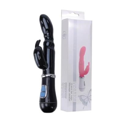 Imagem de VIBRADOR COM ESTIMULADOR DE CLITÓRIS – VERDE (PRETO)