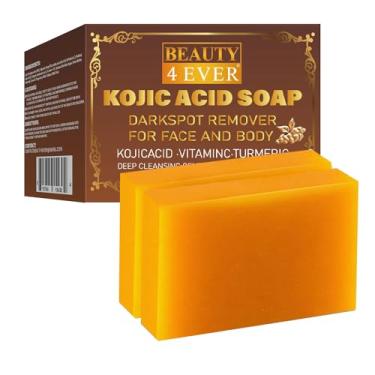 Imagem de Beauty 4 Ever - Sabonetes Kojic para acne (pacote com 56,7 a 100 ml)