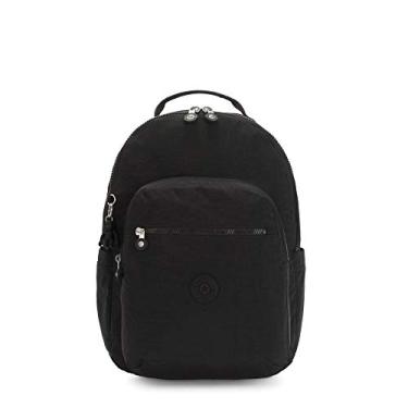 Imagem de Mochila feminina para laptop Seoul Kipling, Black Noir, One Size