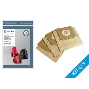 Imagem de Saco Aspirador Pó Electrolux Nano Neo30 Neo31 Com 3 Unidades