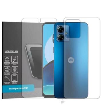 Imagem de Película Hidrogel Frente e Verso HD Para Motorola Moto G14 - Global Re