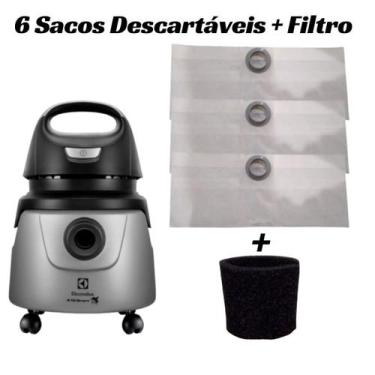 Imagem de Sacos Aspirador De Pó Electrolux tipo A10N1 C/6UN + 1 Filtro - ORIPLAS