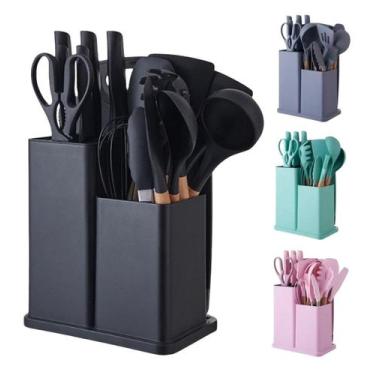 Imagem de Cozinha Faqueiro Jogo De Talheres Jogo Utensílios, Kit Faca - Shopping