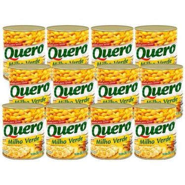 Imagem de Kit 12 Latas Milho Verde Em Conserva Quero Lata 170g