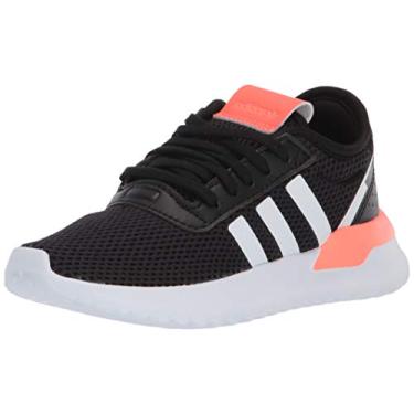 Imagem de Adidas Tênis unissex para bebês U_Path X, Core Black/Ftwr White/Signal Coral, 12K M US Big Kid