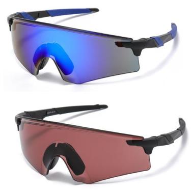 Imagem de Kit 2 Óculos Ciclismo Feminino Masculino Com Proteção Uv400 - PENDULAR