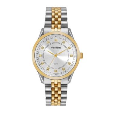 Imagem de Relogio Mondaine Feminino Ref: 99763lpmvbe2 Casual Bicolor
