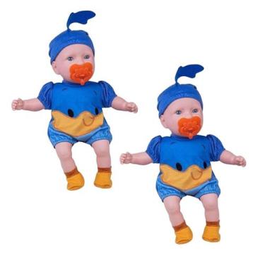 Imagem de Kit Bonecas Papa Léguas Looney Tunes Bebê Reborn Super Toys