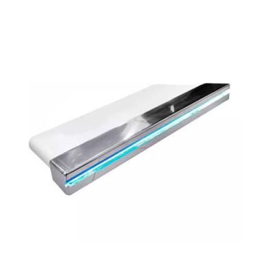 Imagem de Cascata Para Piscina Com Iluminação Led 40cm Para Embutir - Globalmar