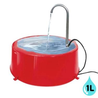 Imagem de Fonte Bebedouro Ultra Mascotes Vermelho 1L