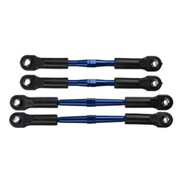 Imagem de Traxxas 3741A Blue-Anodized Aluminum Turnbuckles and Camber Links, Front 39mm (2), rear 49mm (2)