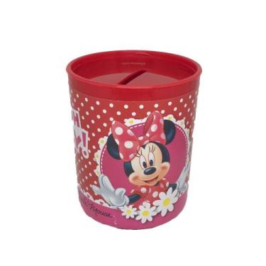 Imagem de Mini Cofrinho de Plástico Minnie Disney - 1 Unidade - Toy Master