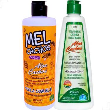 Imagem de Mel Cachos 500ml - Ativador de Cachos e umidificante 435ml - Ouais Cos