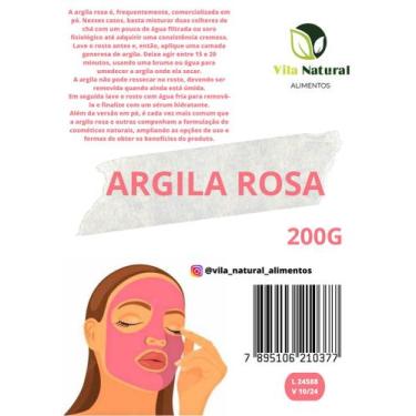 Imagem de Argila Rosa 200g Skincare -  Vila Natural