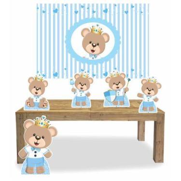 Imagem de Kit Display de chão totens Urso Principe 5 Pçs + Painel 150x100 cm - x