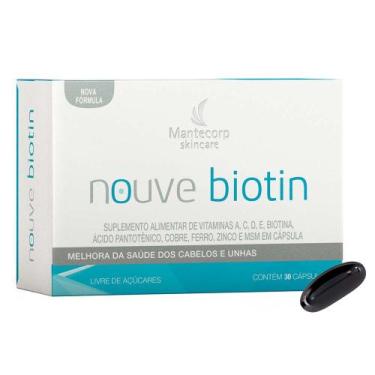 Imagem de Suplemento Alimentar Mantecorp - Nouve Biotin - Mantecorp Skincare, 30