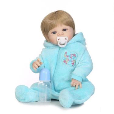Imagem de Bebê Reborn Menino Realista 100% Silicone 57cm - Renan - PRO BABY