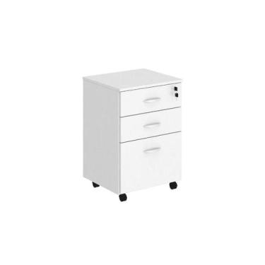 Imagem de Gaveteiro Volante 2 Gavetas E 1 Pasta Branco - Gebbwork