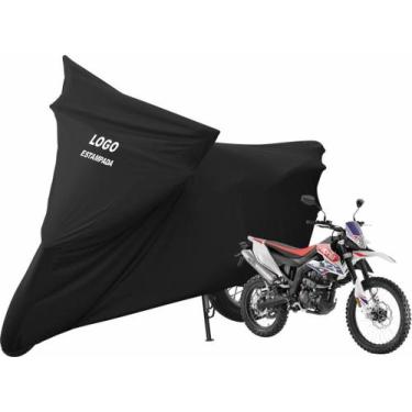 Imagem de Capa De Cobrir Moto Aprilia RX Sob Medidas - Mz, Preta