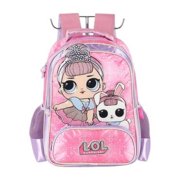 Imagem de Mochila de Costas Luxcel Lol Surprise Pet Pink