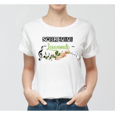 Imagem de Blusa T-shirt Camiseta Feminina Estampada, estampas evangélica - Innov