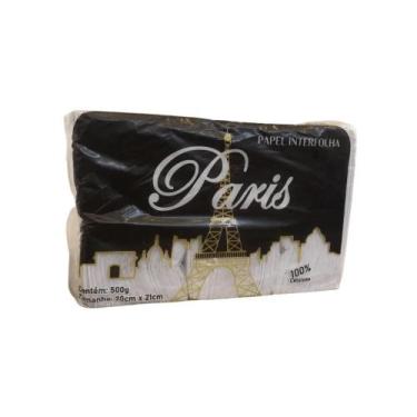 Imagem de Papel Interfolha 100% Celulose 2 Dobras 20x21 Paris Folha Simples