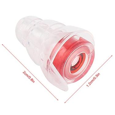 Imagem de Tampões de Ouvido Com Redução de Ruído, Festa Transparente de Silicone Macio para Baterista de DJ, Proteção Auditiva Com Caixa de Armazenamento, para Barra de Banda (Vermelho)