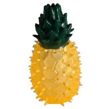 Imagem de Vibrant Life Brinquedo Playful Buddy Dog em forma de abacaxi com som estridente, mastigadores leves, brinquedo para cães pequenos