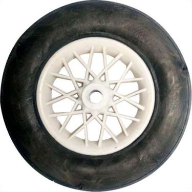 Imagem de Roda Para Carrinho Bagagem 5''Reforcado Pc - CRISTAL ARAMADO
