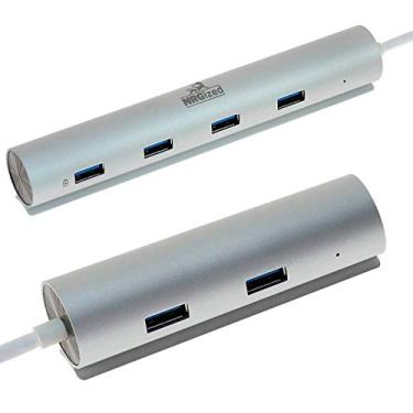 Imagem de Hub USB-C tipo C (pacote com 2) 4 portas + 7 portas USB 3.0 Hub para dispositivos USB tipo C (funciona com MacBook, ChromeBook Pixel e outros dispositivos)