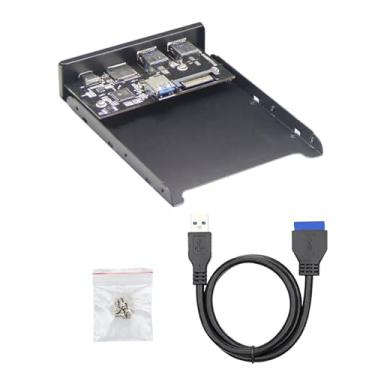 Imagem de Placa mãe de computador PC 20 pinos para USB-C USB 3.0 painel frontal adaptador de compartimento flexível