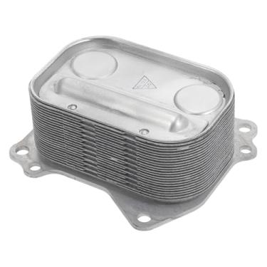 Imagem de Partuto Resfriador de óleo do motor No.11427625489 Refrigerador de óleo de transmissão do motor para BMW 320i 2012-2016 para Mini Cooper Liga de Alumínio Prateado