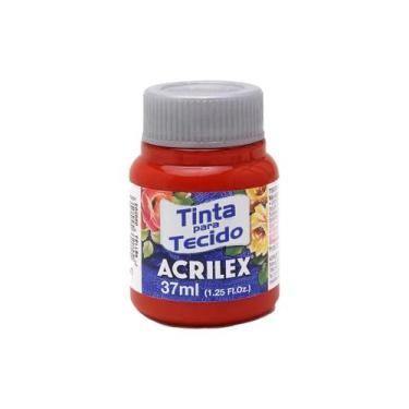 Imagem de Tinta Para Tecido Acrilex Fosca 37ml Escolha a Cor, 583 - VERMELHO TOM