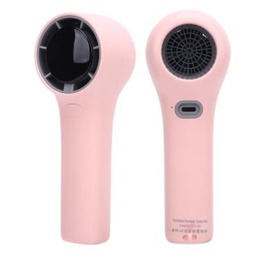 Imagem de Poderoso Ventilador Portátil Com 5 Velocidades Ajustáveis, Exibição Digital, Motor Sem Escova Portátil Recarregável para Camping Ao Ar Livre para Acampamento Ao Ar Livre (Rosa)