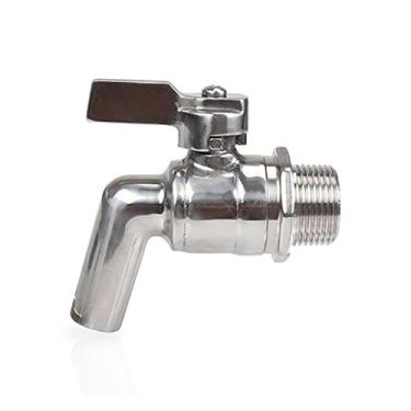 Imagem de Fabricação caseira de cerveja Stainless Steel Beer Keg Faucet Tap 200PSI For HomeBrew Barrel Fermenter Wine Beer Beverage Juice Dispenser Spigot Drink 1/2'' Acessórios para vinho