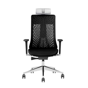 Imagem de Cadeira de Escritório Presidente Giratória NR17 Balmoral Preta