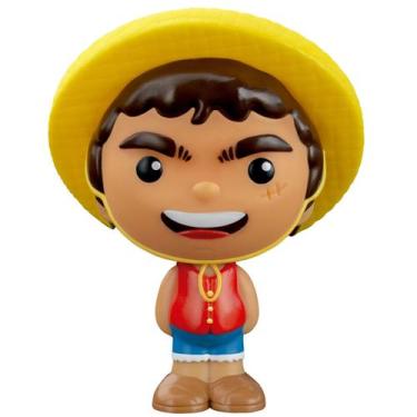 Imagem de Boneco Fandom Box Luffy 10cm One Piece Colecionável Original Em Vinil 