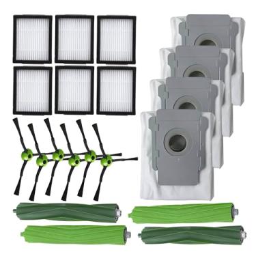 Imagem de PartsBroz Kit de peças de reposição a vácuo - Compatível com iRobot Roomba Parts I, E, J Series, Roller 4 Pcs, Brush 6-Pcs, Filter 6-Pcs, Disposal Bags 4-Pcs, Not For Roomba Combo J7+ ou Combo J9+