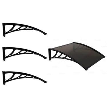 Imagem de Kit Com 3 Suporte Para Toldo Policarbonato Universal Mão Francesa Abs 