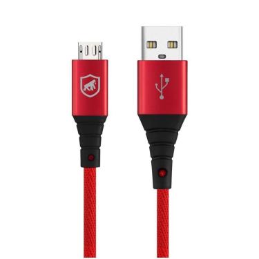 Imagem de Cabo Tech Proof Vermelho Micro USB V8 (1,2m) - Gorila Shield