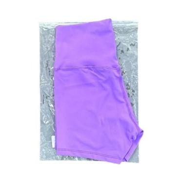 Imagem de Shorts de Yoga Feminino de Cintura Alta - Slim Fit, Levanta Bumbum, Ac