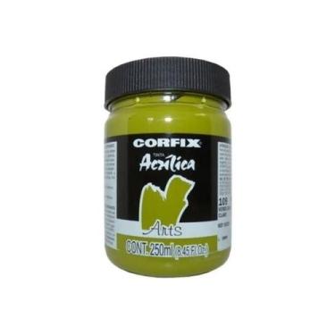 Imagem de Tinta Acrílica G1 Arts 109 Verde Oliva Claro 250ml Corfix, 109 - VERDE
