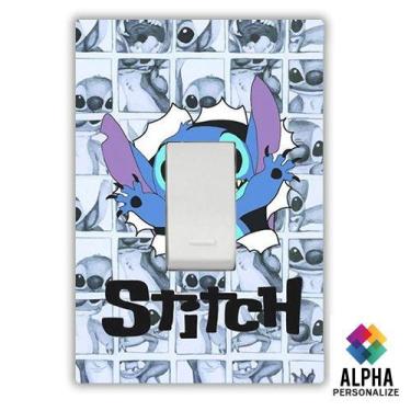 Imagem de Adesivo para Interruptor Tomada Stitch Lilo Disney - Personalize Alpha