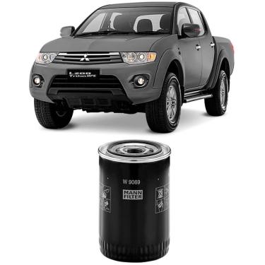 Imagem de Filtro Óleo Mitsubishi L200 3.2 2008 a 2018 mann-filter W9069