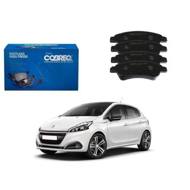 Imagem de Pastilha freio dianteiro cobreq original peugeot 208 1.6 2013 A 2019