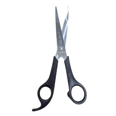 Imagem de Tesoura Barbeiro e Cabeleireiro Corneta 7pol em Aço Inox, Ideal para Barbearia,