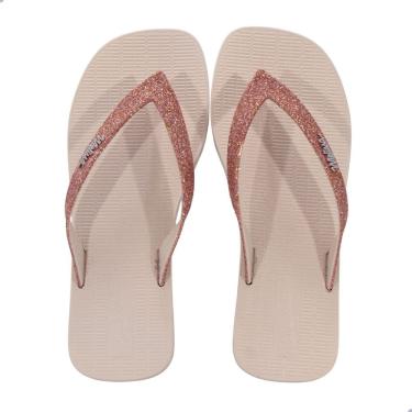 Imagem de Chinelo Mini Melissa Sun Long Beach II Infantil Rosa Glitter
