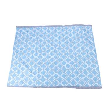 Imagem de Cobertor de piquenique extragrande, 75,2x59,1 pol. Cobertor dobrável para piquenique ao ar livre, cobertor de praia portátil, esteira de piquenique lavável para acampamento (Azul)