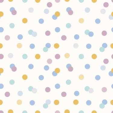 Imagem de Papel de Parede Vinílico Confete lilás revoada 4408 53cmx10m - Bobinex